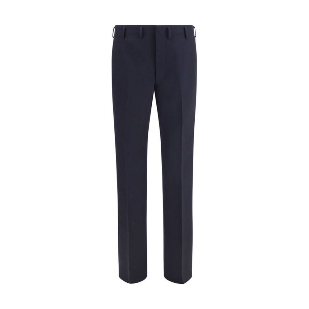 Prada Blue Wool Oves Aries Dress Men's Pants